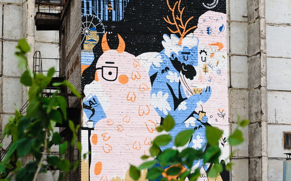 Spirit of Finland mural in St. Petersburg. Photo: Rustam Kotov_1