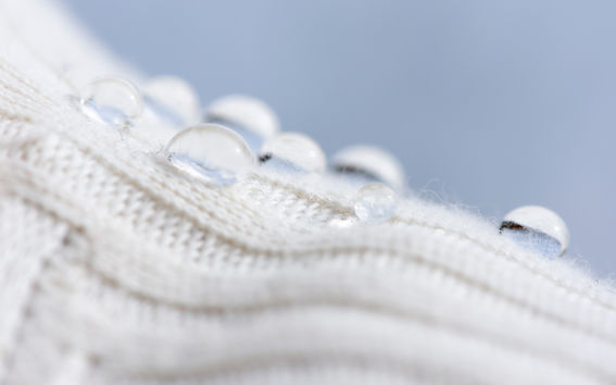 The new wax solution has shown great success in making a wide range of fabrics water resistant.