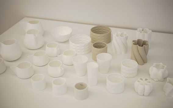 Bone china made of reindeer bone remain