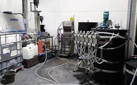  NPHarvest -laitteisto toiminnassa Gasumin biokaasulaitoksella Riihimäellä