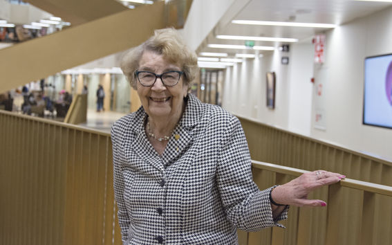 School of Business alumna, class '49, Kristina Puranen
