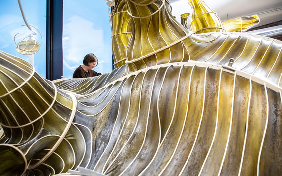 Julia Lohmann's Department of Seaweed at WEF. Photo: Mikko Raskinen