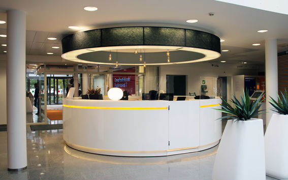 Postin aulatila, jonka toiminnallisuutta opiskelijat kehittivät palvelumuotoilun keinoin