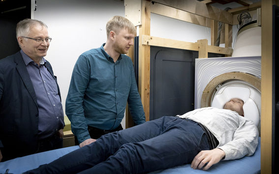 Photo: The new technology enables a quiet and more open device structure. Photo: Kalle Kataila.