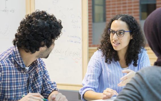 Computer Science research group working, photo: Matti Ahlgren, Aalto University