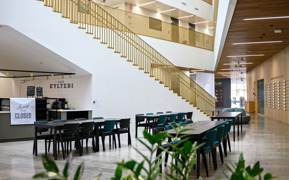 Kauppakorkeakoulu, pohjakerros. Kuva: Roope Kiviranta / Aalto-yliopisto