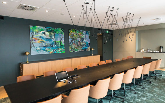 A board room 