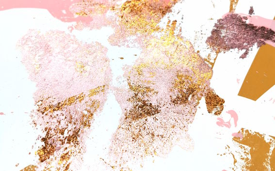 Heidy Tiits, Yksityiskohta teoksesta "Silppu 2", serigrafia, 2019