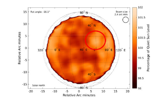 Heikko kirkastuma, kuva: Metsähovin radiotutkimusasema