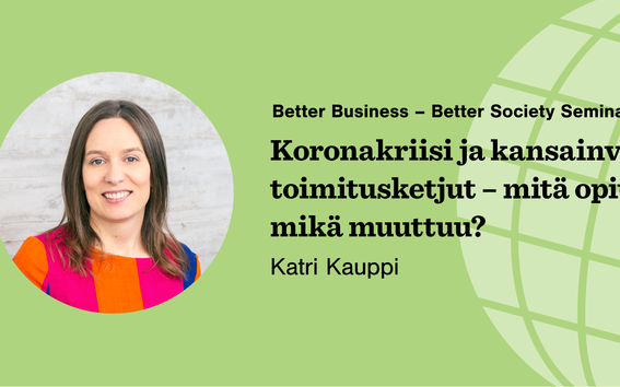 Better Business - Better Society -seminaarin otsikkokuva. 