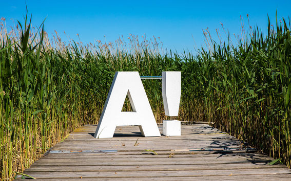 A logo. Photo: Mikko Raskinen