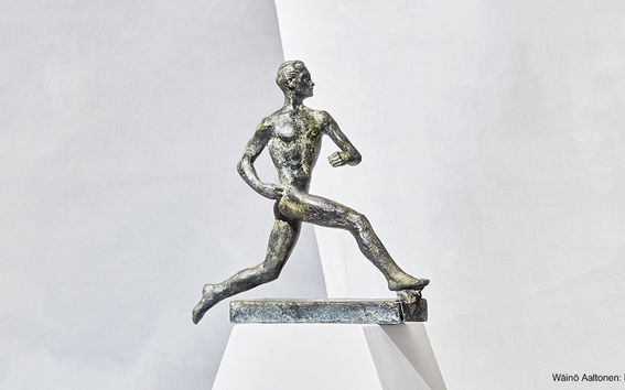 Wäinö Aaltonen: Paavo Nurmi, 1950-luvun alku