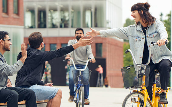 International students at Aalto University