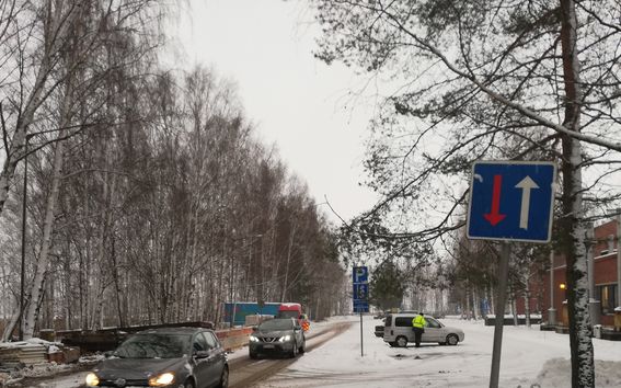 Konemiehentie liikennejärjestelyt