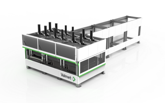 An illustration of Valmet's machine.