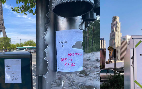 Näytös21 fashion show poster