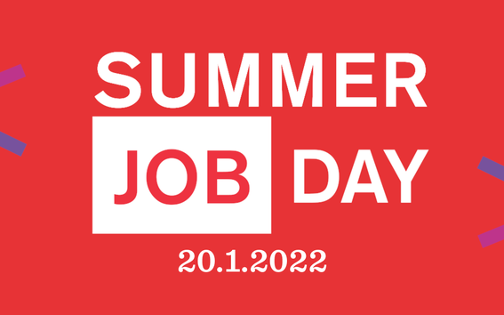 Summer Job Day 20.1.2022 banner