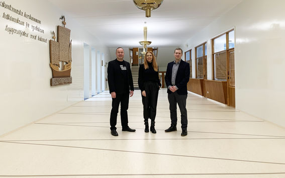 Kaj Hagros, Mia Sirkiä and Niko Ferm