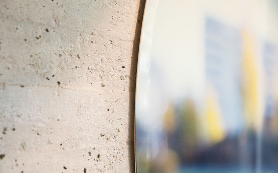 Detail of an artwork from Dipoli building / Photo by Aalto University, Mikko Raskinen