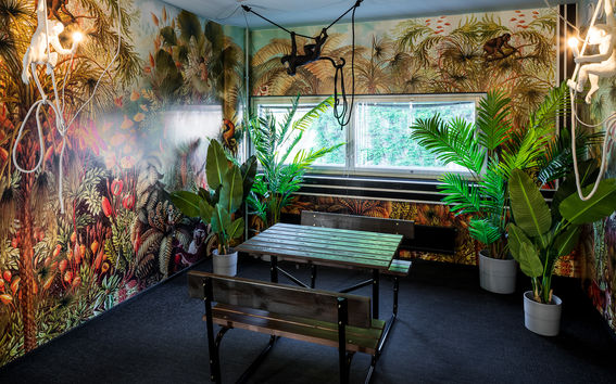 Pieni huone Jedi Training School -tapahtumatilassa