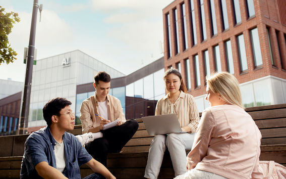 A photo of ITP students