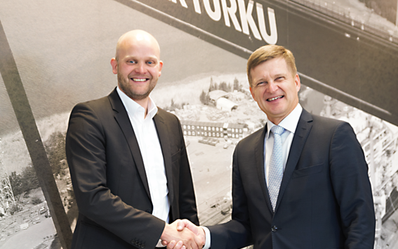 Tim Meyer ja Ilkka Niemelä avasivat Meyer-salin 9.9.2022