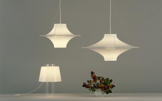 Lokki valaisimet kahdessa koossa. Modern art -valaisin