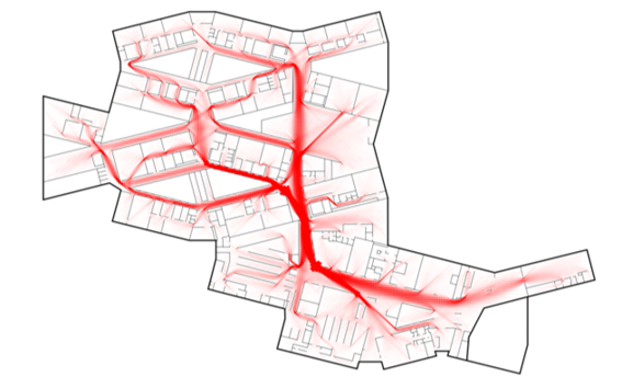 People flows within the Väre building