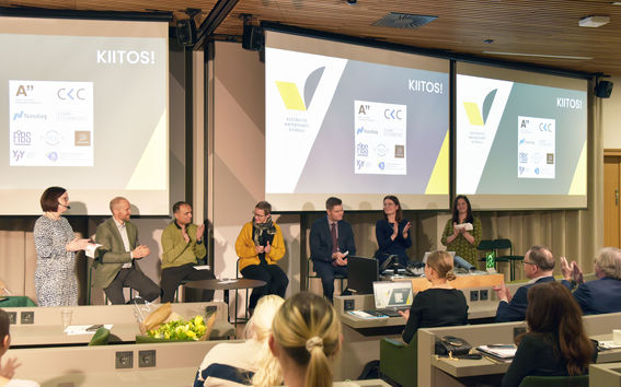 Kestävyysraportointikilpailun 2022 voittajat