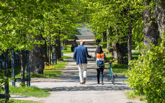 Otaniemi campus on summer. 