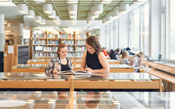 People at the Learning Centre.