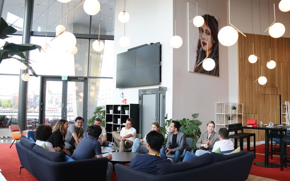 Summer school social programme at Clarion Hotel, students getting to know each other