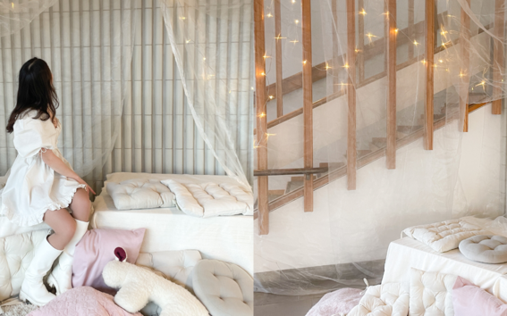 Soft Space at the Wellbeing exhibition by Wellbeing Ambassador Eli Saaresto