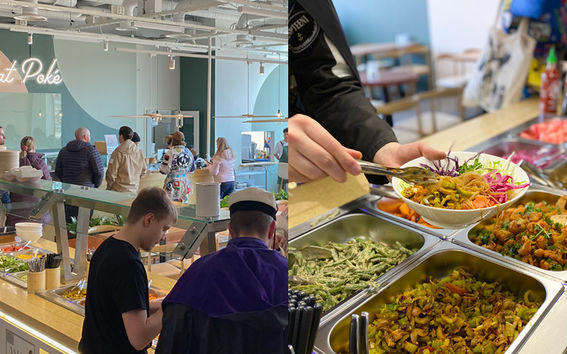 Restaurant Eat Poke's lunch buffet