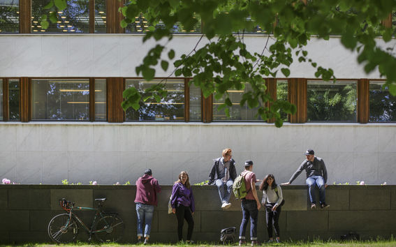 Students outside