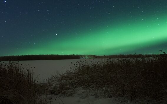 photo showcasing night sky with reduced light pollution