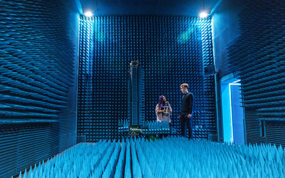 Radiokaiuton huone Otaniemessä. Kuva: Aalto-yliopisto / Mikko Raskinen