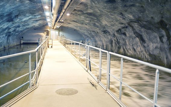 HSY wastewater treatment plant from inside