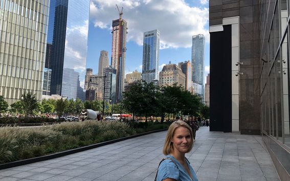 Riikka Davidkin in New York