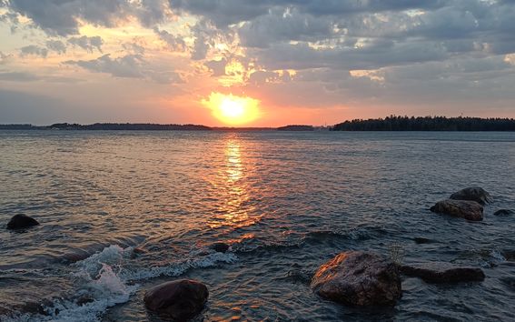 Photo of the sunset taken by Dominika