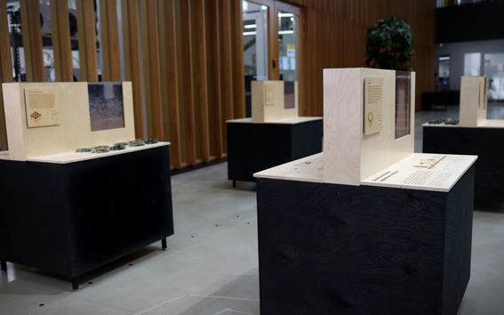 Exhibition boxes Biochar Project