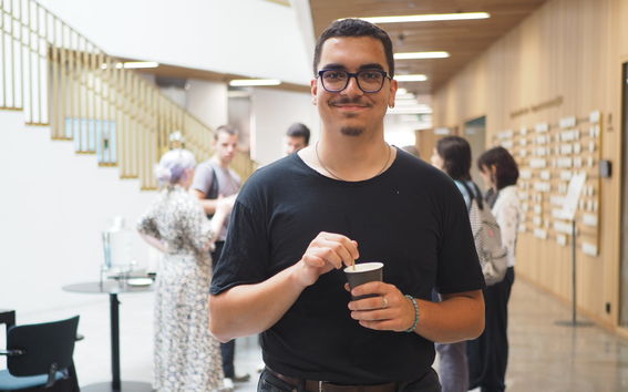 Tommaso Astaldi at a Summer School event on campus.
