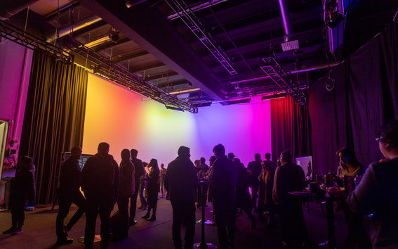 A photo of the Art & Tech Demo Day at Roihupelto in 2023