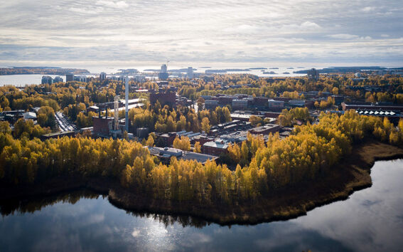 Aerial photo of Otaniemi