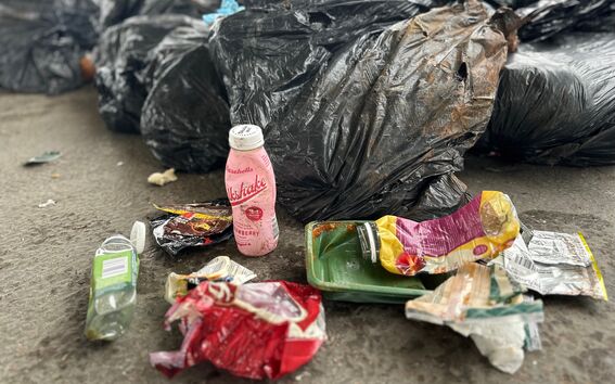 Jätettä Ämmässuolla