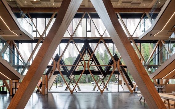 Irving Smith Architects: SCION Timber Innovation Hub. NZ Government's Timber research Institute, 2021.