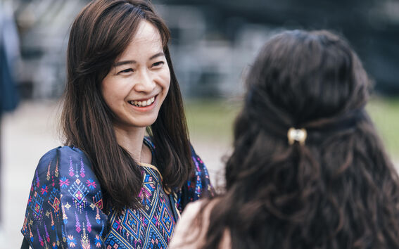 Opiskelija Aasiasta. 