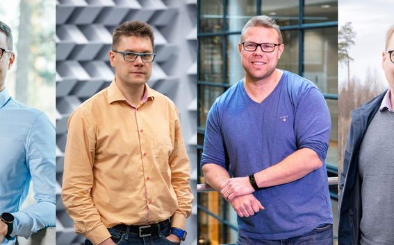 Ville Viikari, Tapio Lokki, Tomi Laurila and Tuomas Savolainen.