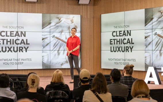 Janina Weckström at Aalto Creatives Demo Day