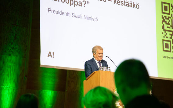 Presidentti Sauli Niinistö